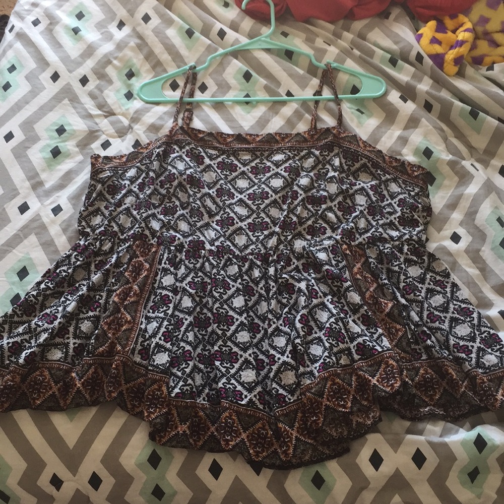 Bell bottom tank top